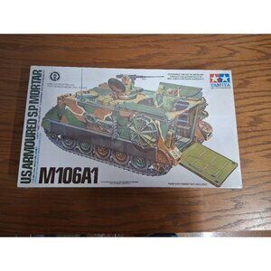 Sealed Tamiya 1/35 M106A1 US Armoured S.P. Mortar Model Kit With 3 Figures MM216